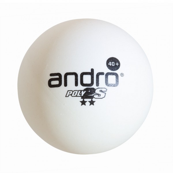 Tischtennis Trainingsball andro Poly S 2** Trainer Cell-Free