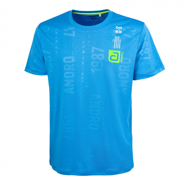 Andro T-Shirt Dexar front blue