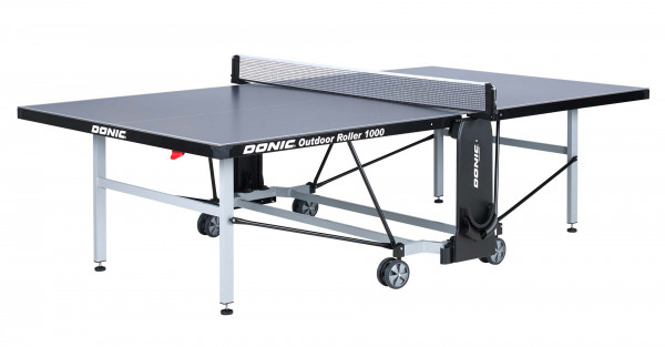 Tischtennis-Tisch DONIC Outdoor Roller 1000, grau