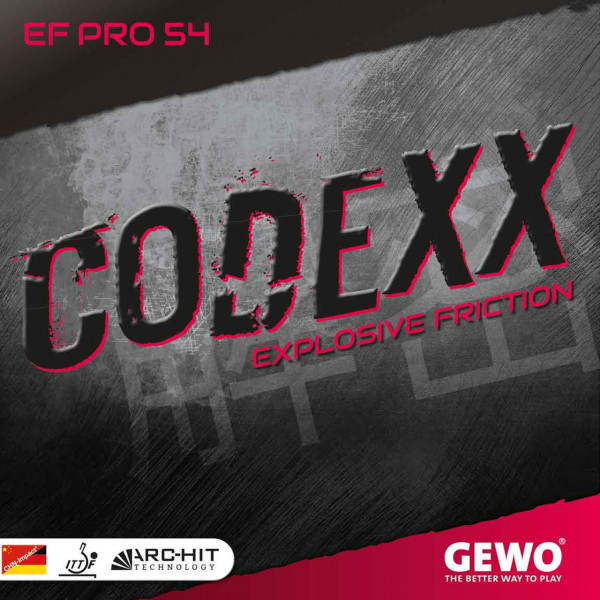 Tischtennis Belag GEWO Codexx EF Pro 54