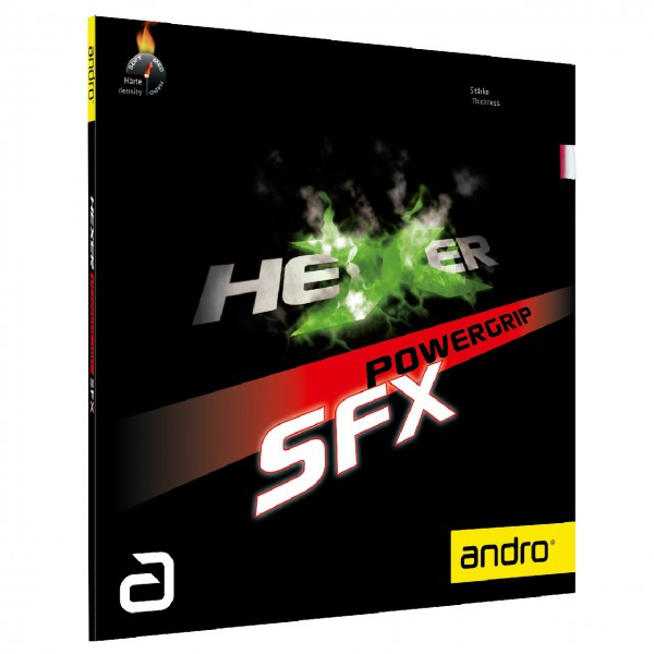 Tischtennis Belag andro Hexer Powergrip SFX Cover
