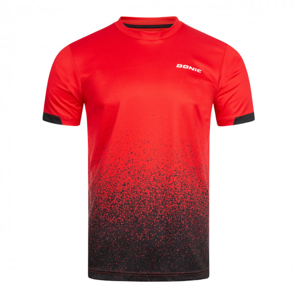 DONIC Tischtennis T-Shirt Split rot Brust